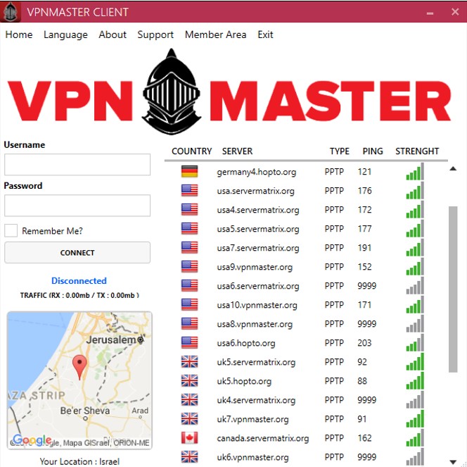 VPNMASTER-servers