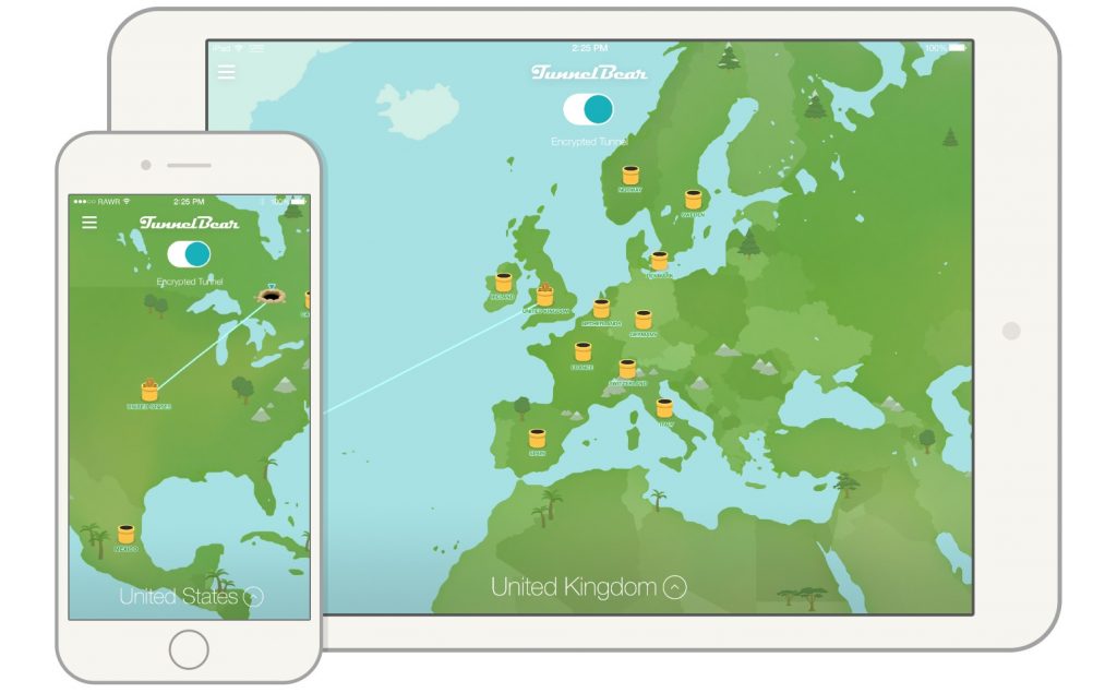 TunnelBear - gratis VPN