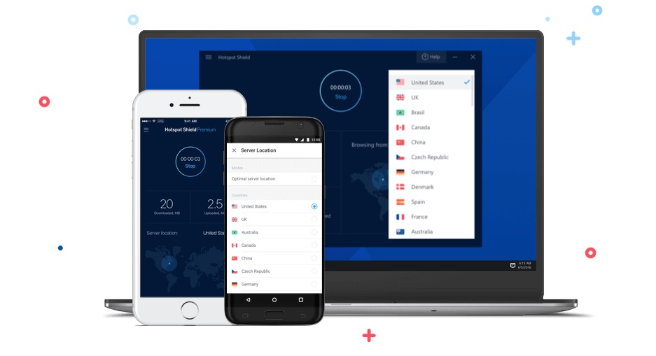 Hotspot Shield - gratis VPN